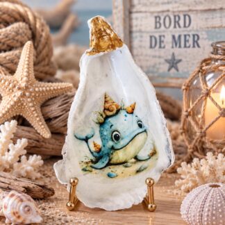 Coquille décorative artisanale – Création unique