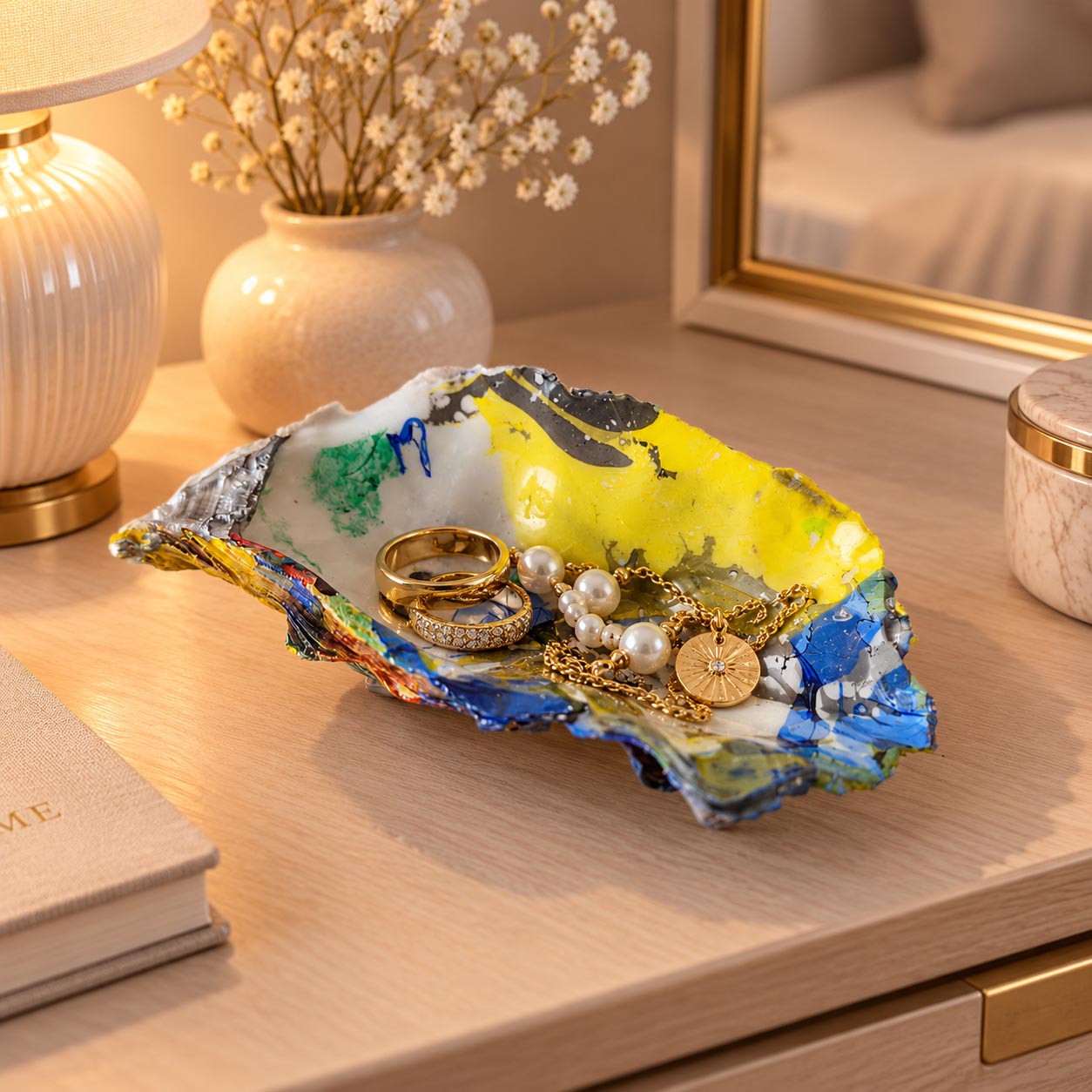Coquille décorative artisanale – Création unique