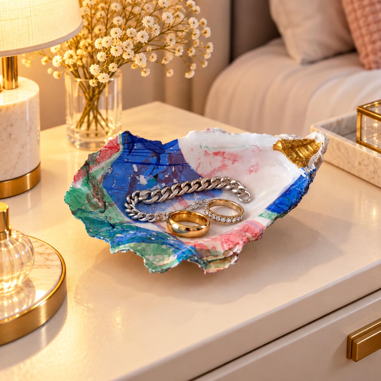 Coquille décorative artisanale – Création unique