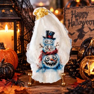 Coquille décorative artisanale Halloween – Création unique