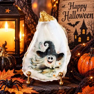 Coquille décorative artisanale Halloween – Création unique