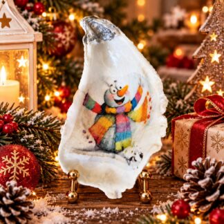 Coquille décorative artisanale de Noël – Création unique