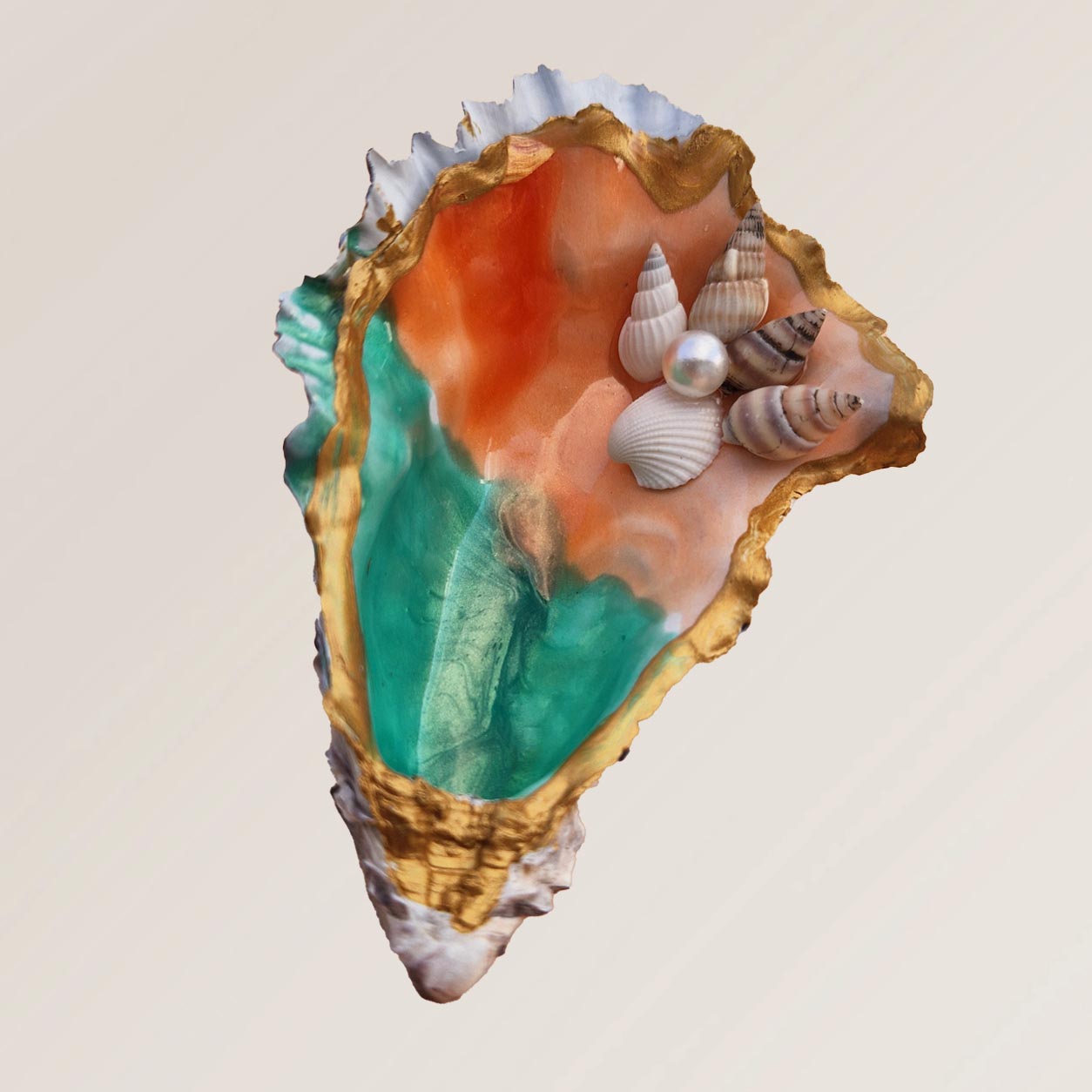 Coquille décorative artisanale – Création unique – Image 3