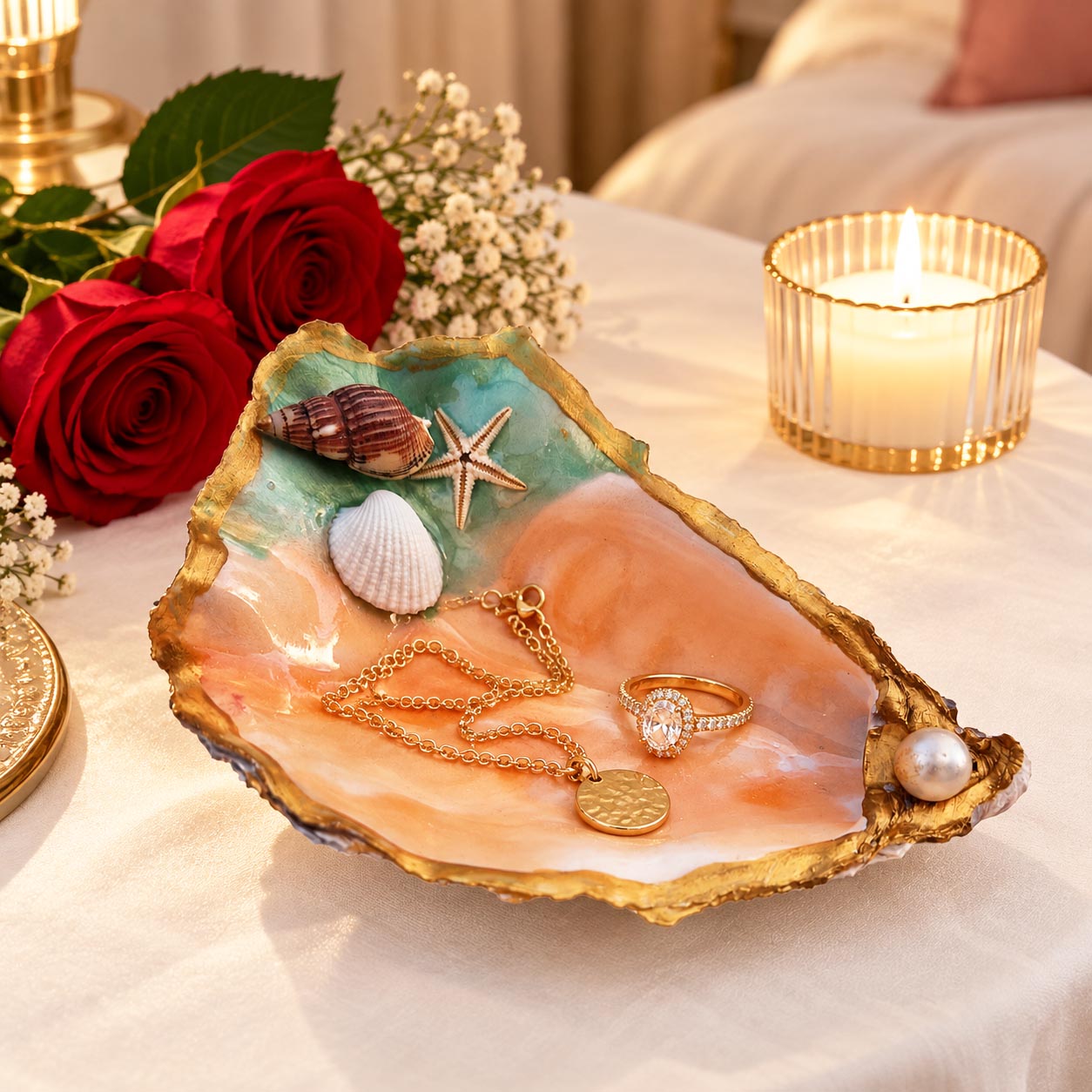 Coquille décorative artisanale – Création unique