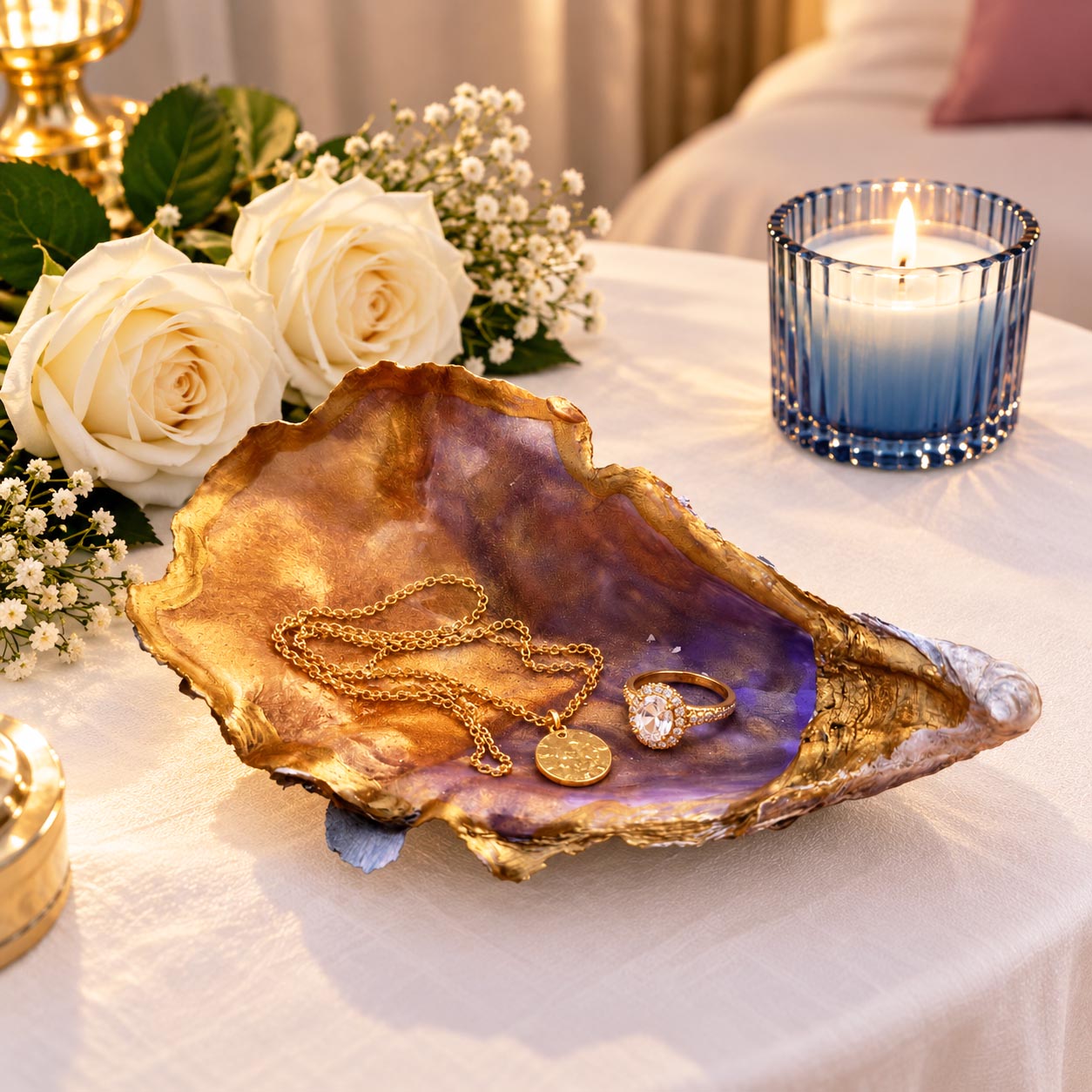 Coquille décorative artisanale – Création unique
