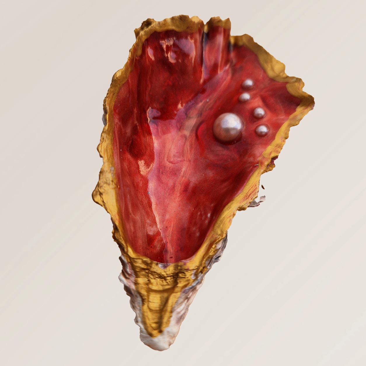 Coquille décorative artisanale – Création unique – Image 3